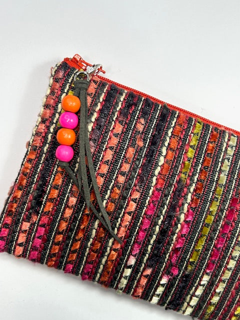 Cartera Neceser Pequeno NOHARA Naranja Fucsia