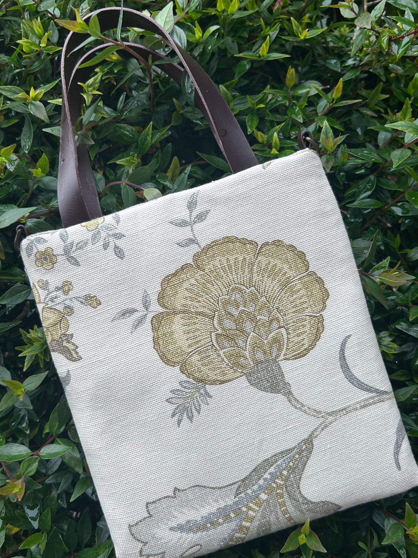 Bolso de Mano Mini EL JARDÍN SECRETO Beige/Marrón