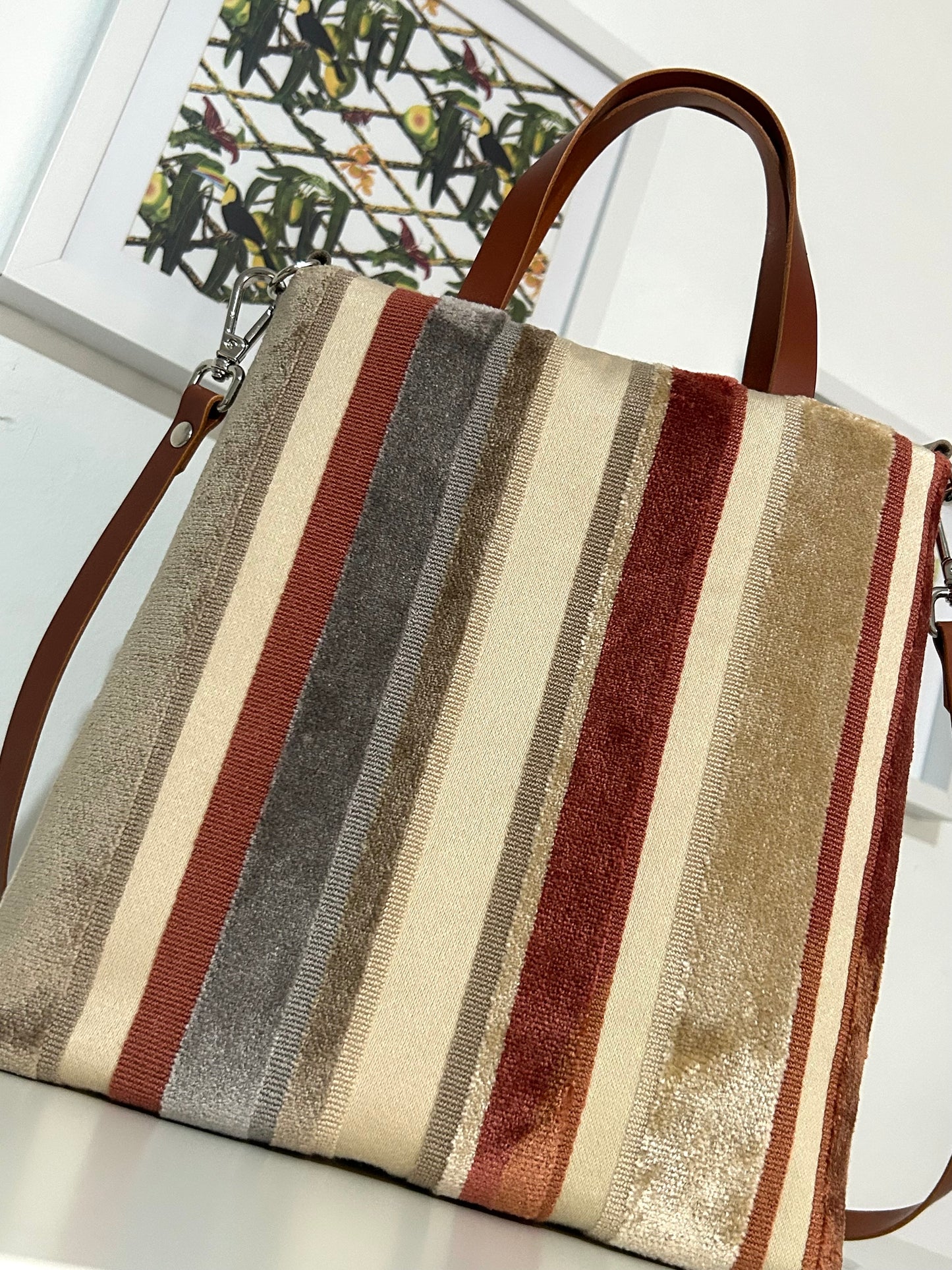 Bolso Trapeze Bag Pombaire Beige