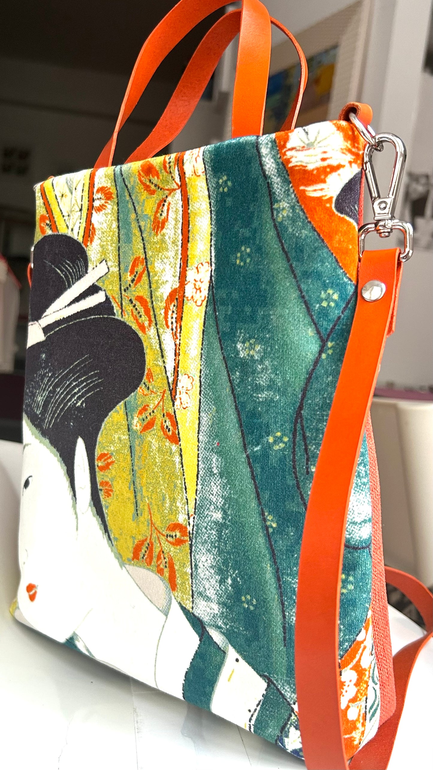 Bolso Trapeze Bag Oriental Naranja