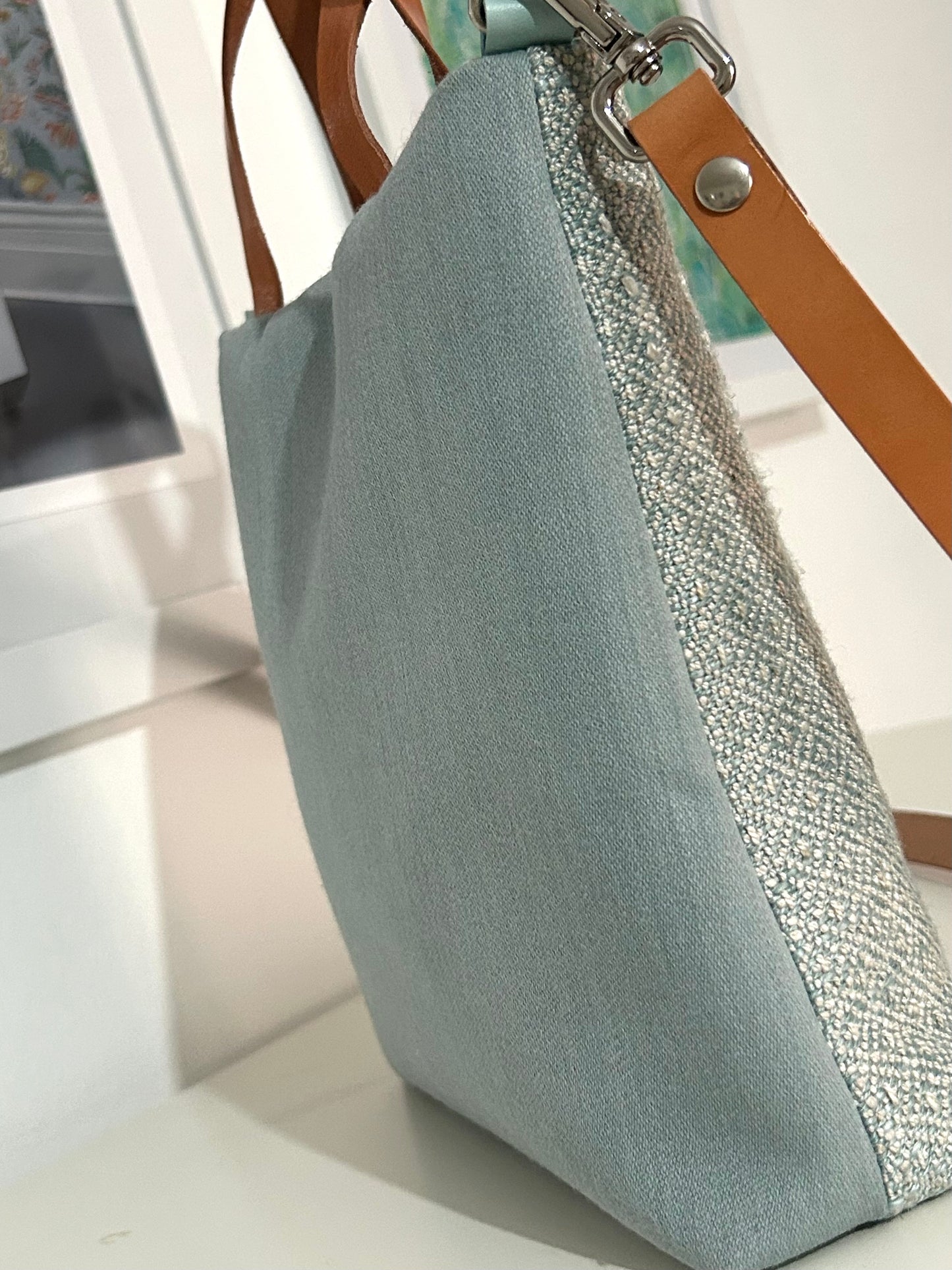 Bolso Trapeze Bag Diamond Soft Blue