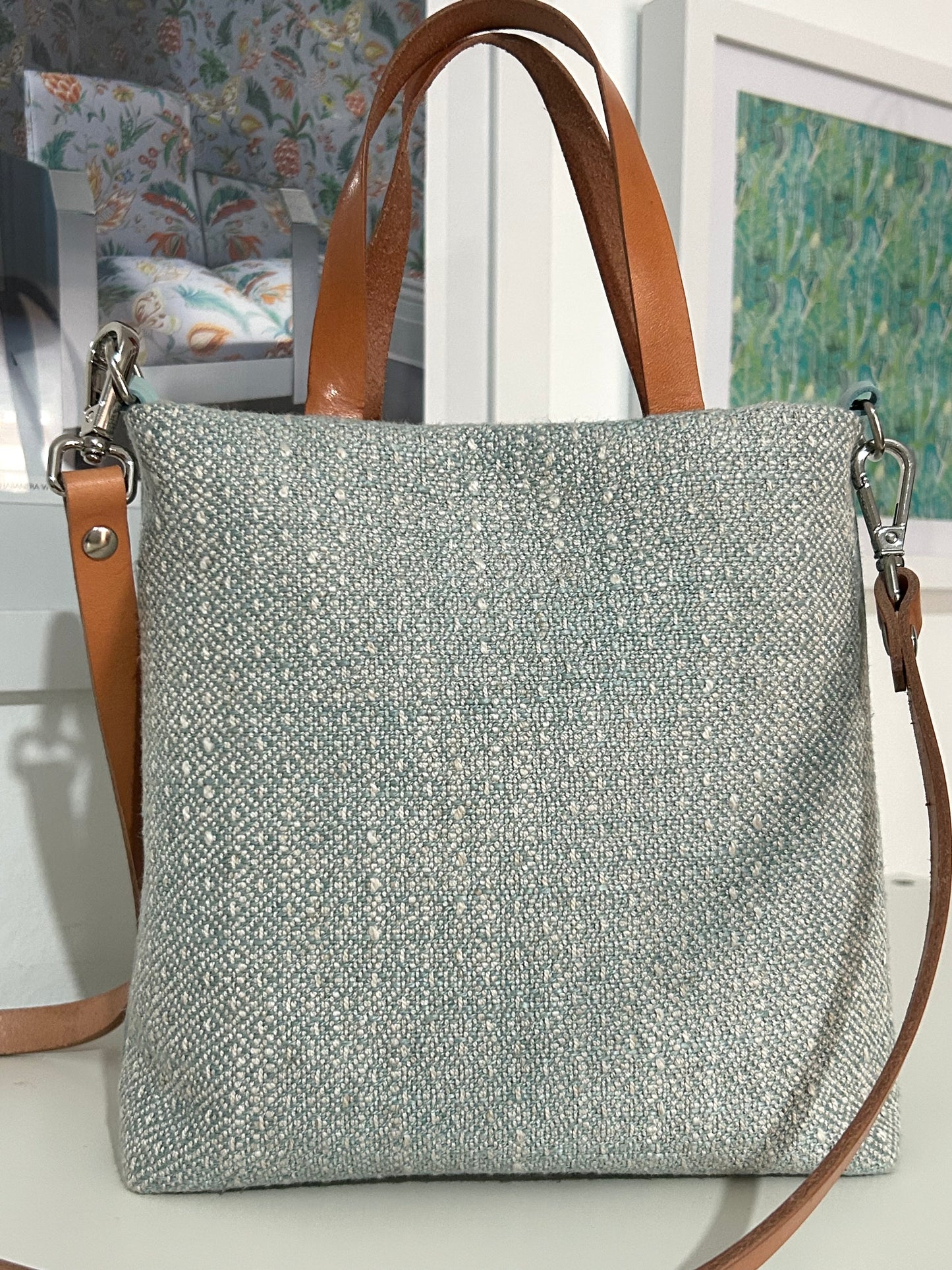 Bolso Trapeze Bag Diamond Soft Blue