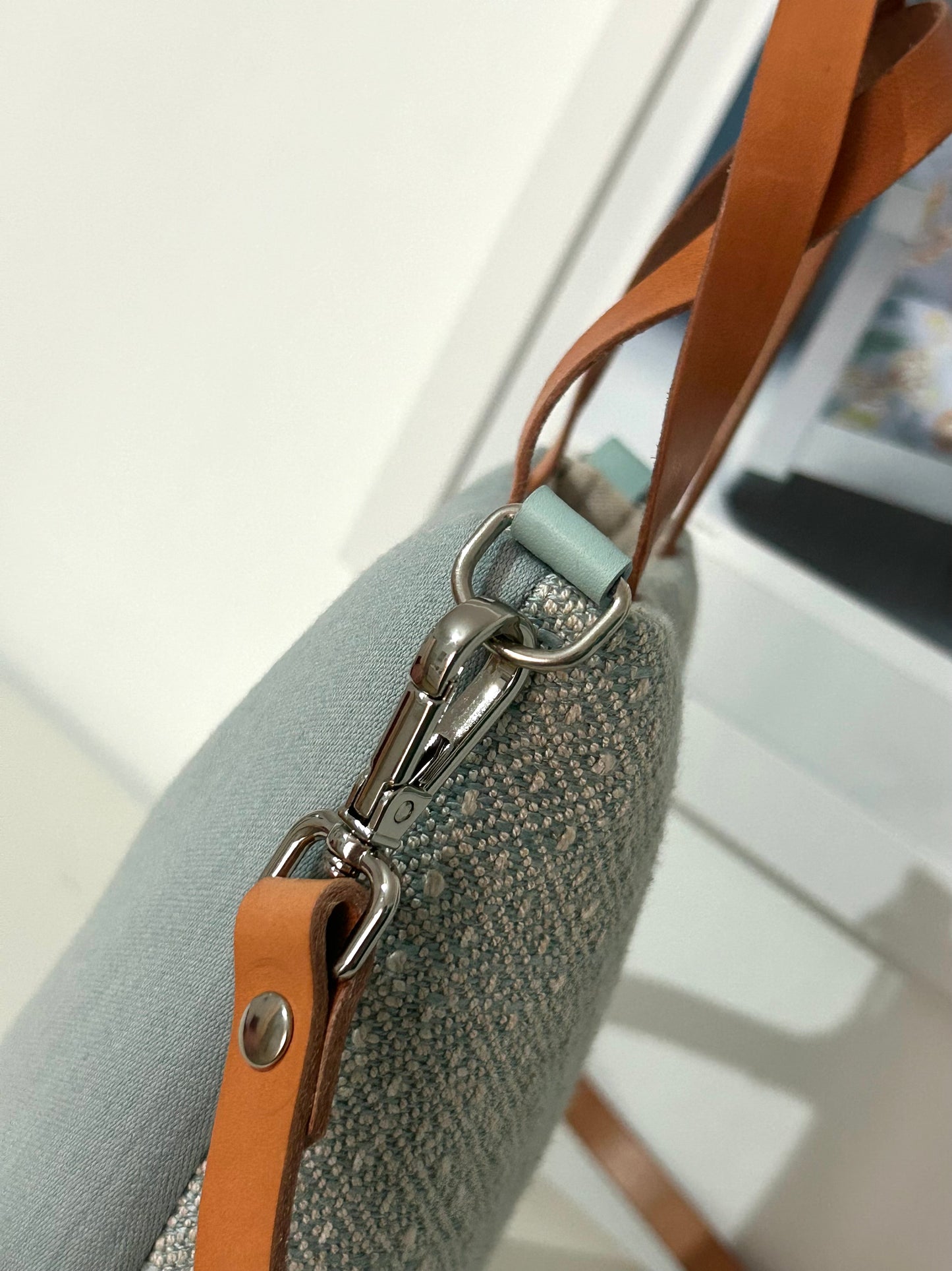 Bolso Trapeze Bag Diamond Soft Blue