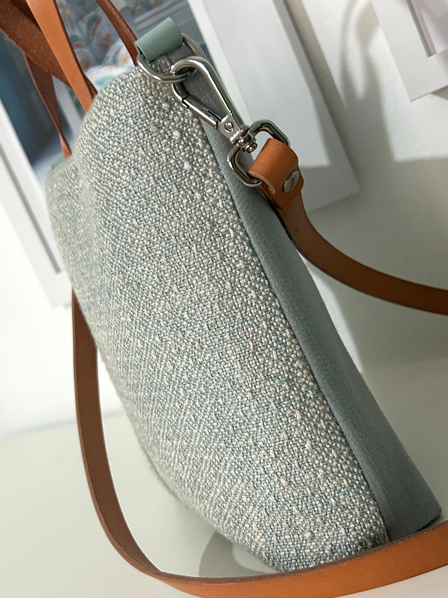 Bolso Trapeze Bag Diamond Soft Blue