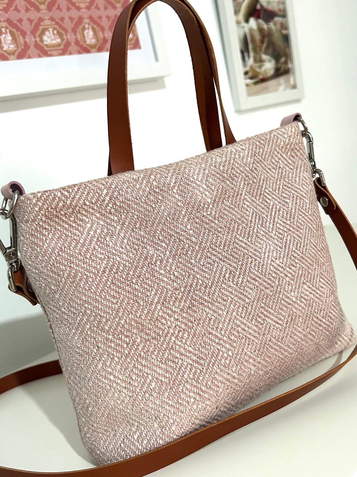 Bolso Trapeze Bag Diamond Pink