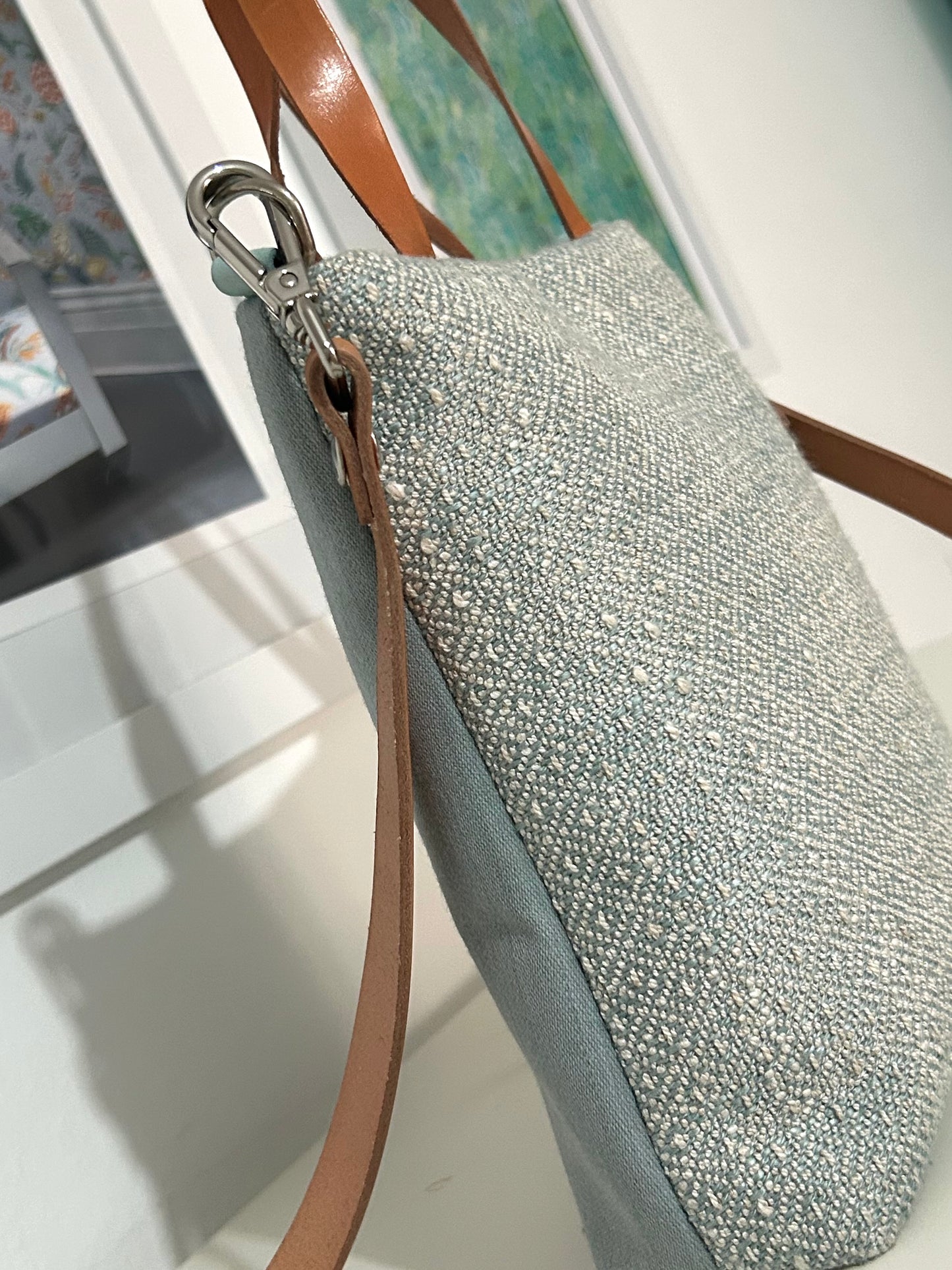 Bolso Trapeze Bag Diamond Soft Blue