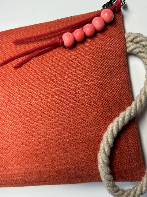 Bolso de Mano Pequeño KRONOS Rojo