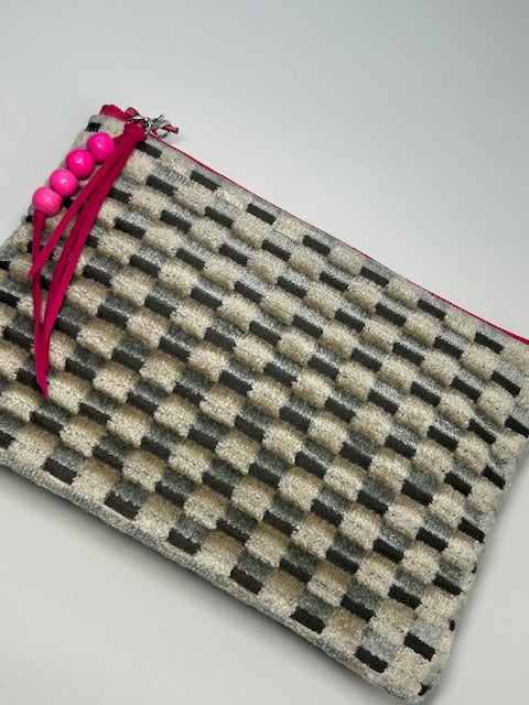 Cartera / Neceser Pequeño JESTER Topo/Gris