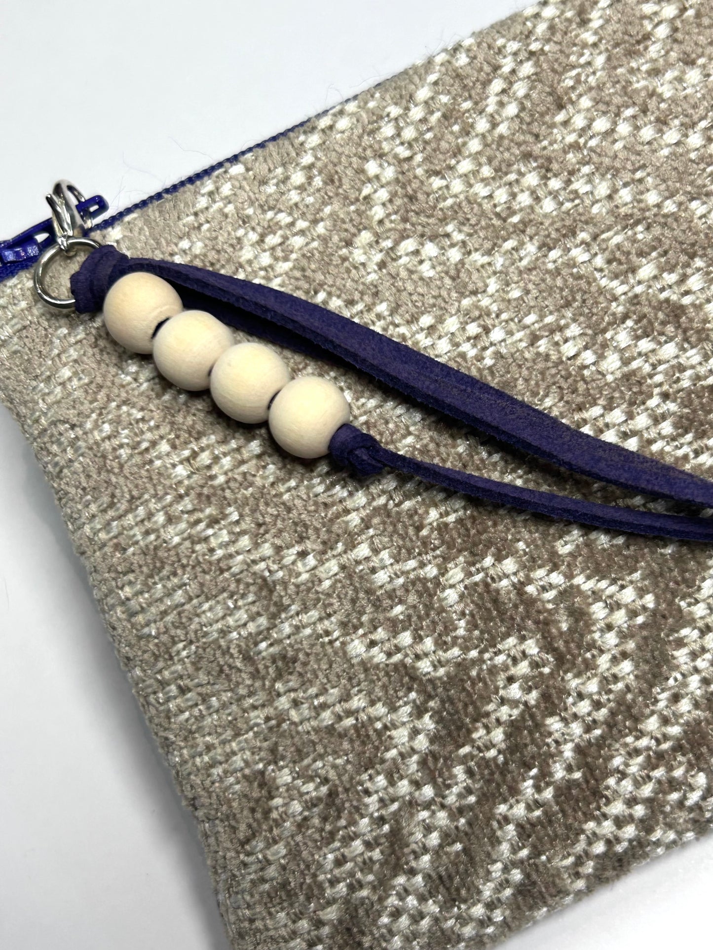 Cartera / Neceser Mediano RAMAL Beige / Morado