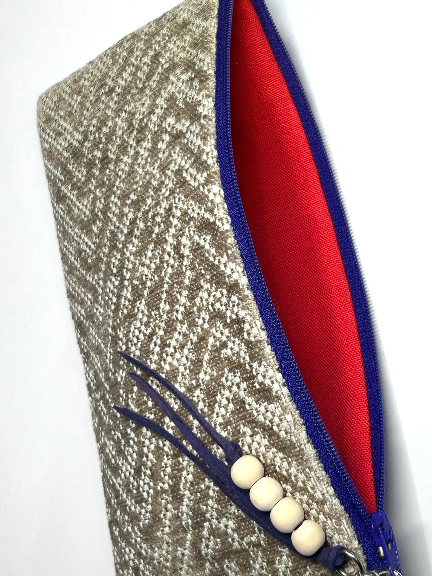 Cartera / Neceser Mediano RAMAL Beige / Morado