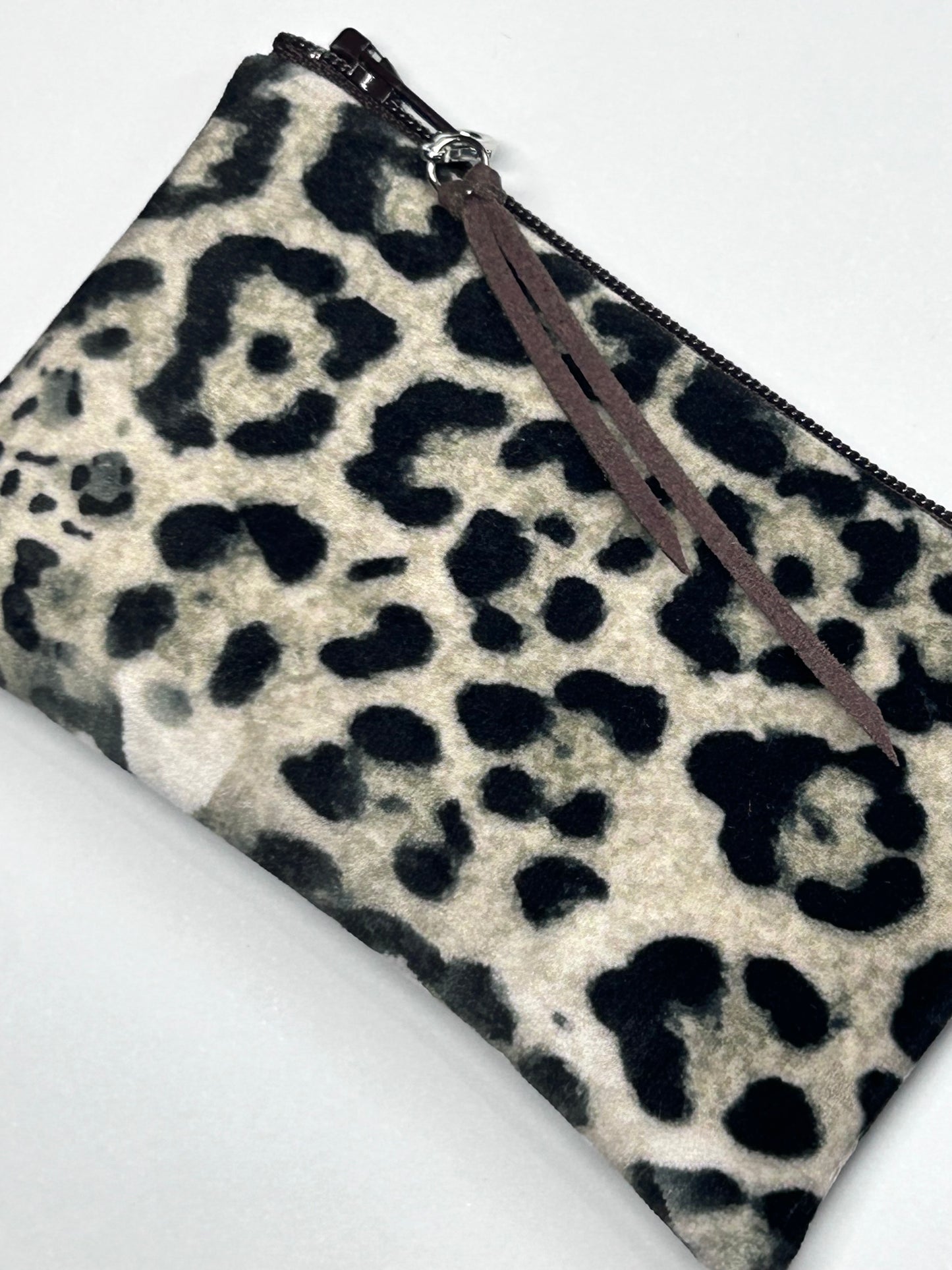 Monedero / Tarjetero ANIMAL PRINT Pantera Marrón