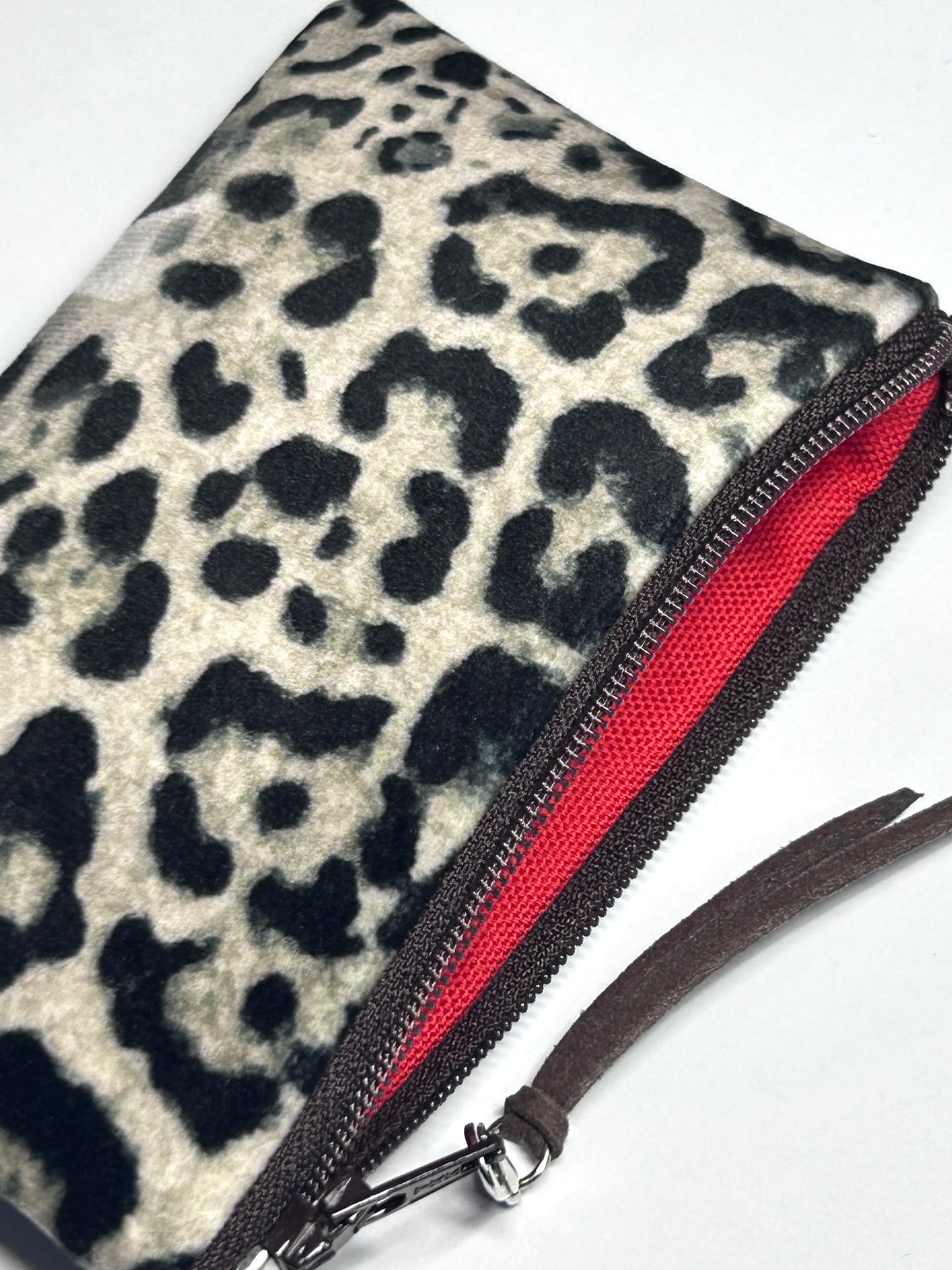 Monedero / Tarjetero ANIMAL PRINT Pantera Marrón