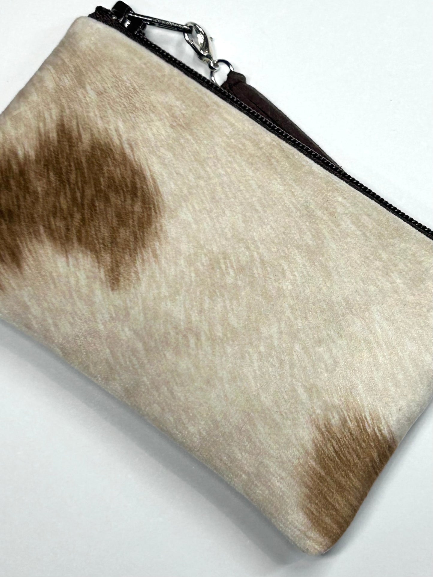 Monedero / Tarjetero ANIMAL PRINT Beige