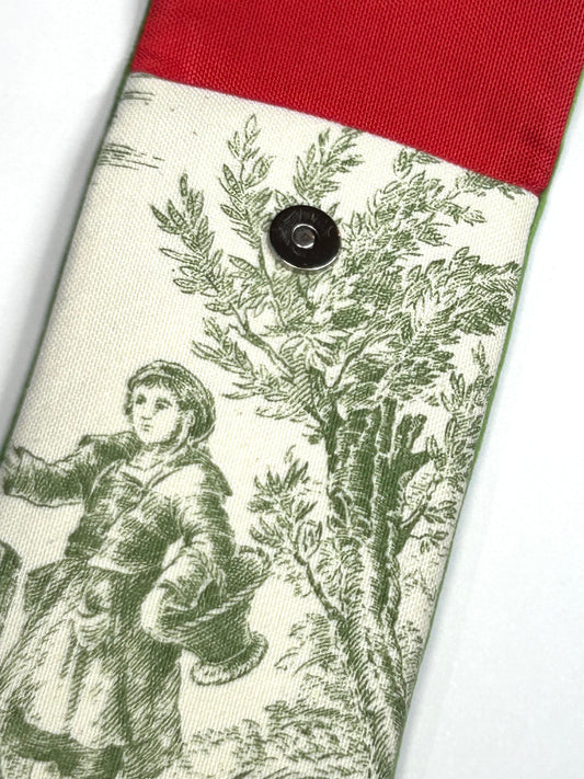 Funda de Gafas TOILE DE JOUY Verde