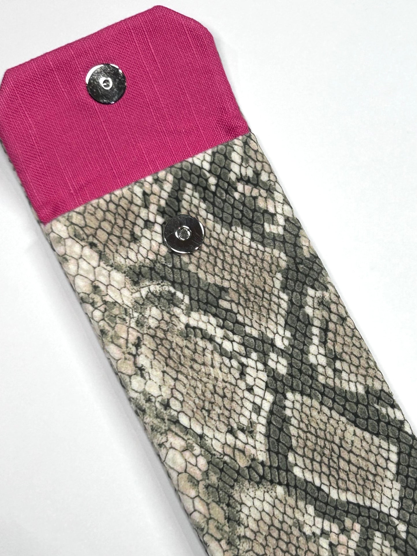 Funda de Gafas ANIMAL PRINT Serpiente Beige